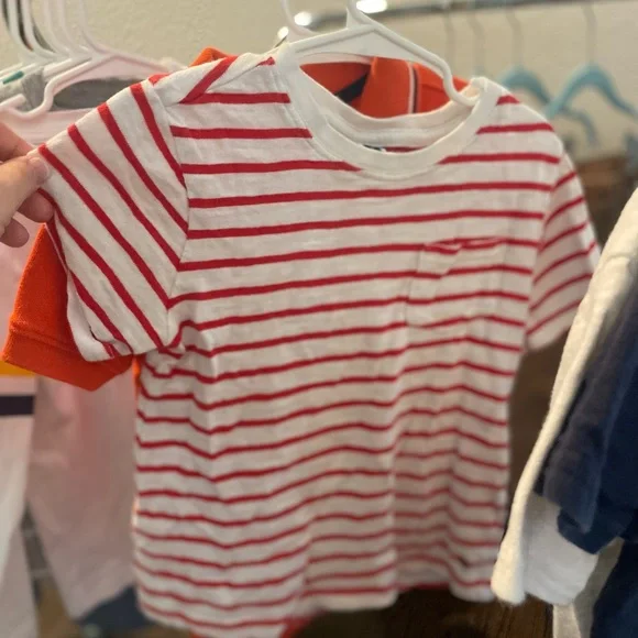 Janie and Jack Short Sleeve Shirt Bundle - 4T Boys - Picture 4 of 4